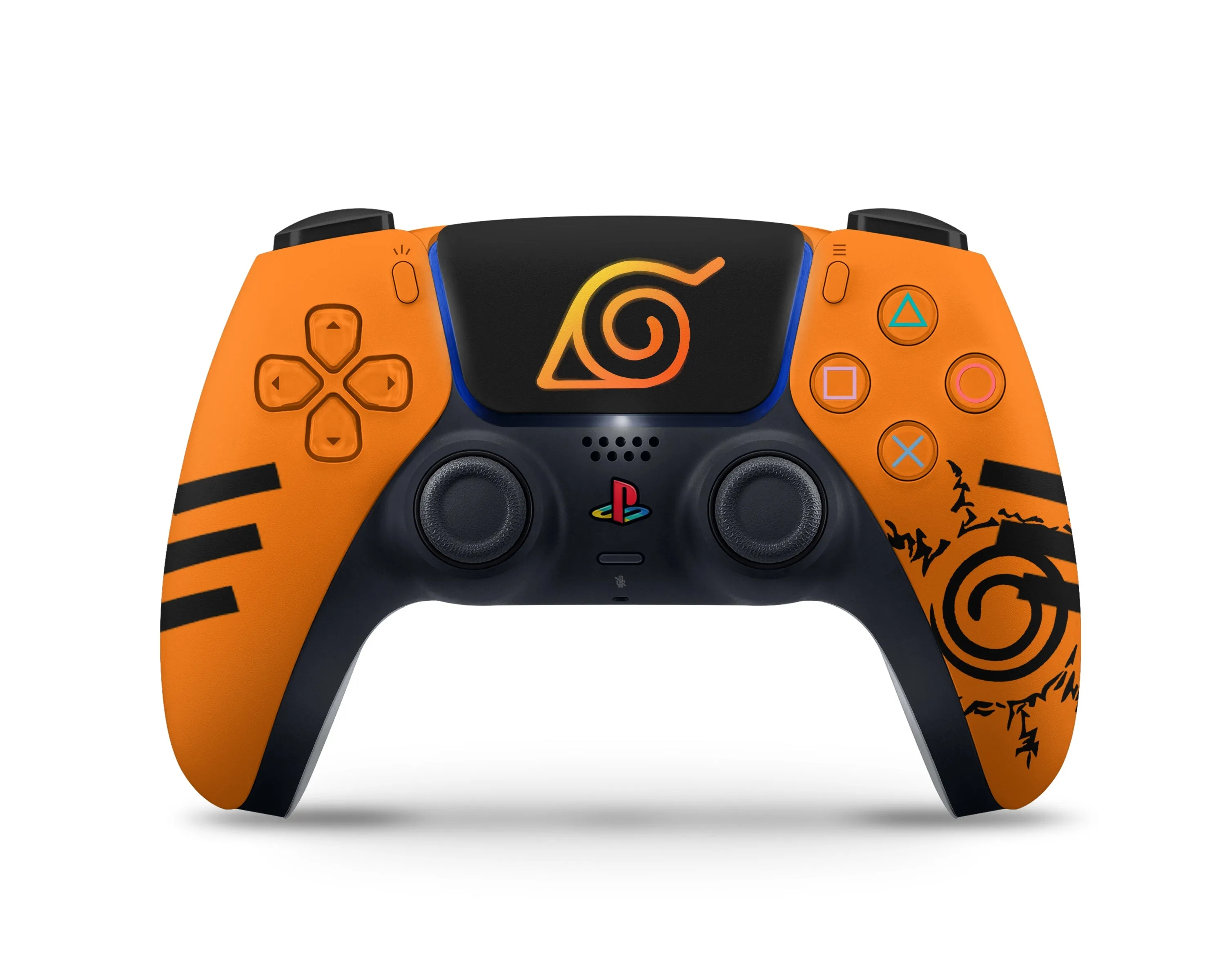 Uzumaki Minimalist Orange PS5 Slim Skin