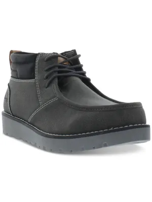 Weatherproof Vintage Men's Chester Faux-Leather Chukka Boots  Color Black Size 9